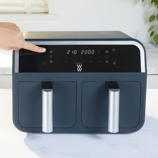 Progress 7.4L 2400W Dual Air Fryer - Black | EK5315WW from Progress - DID Electrical