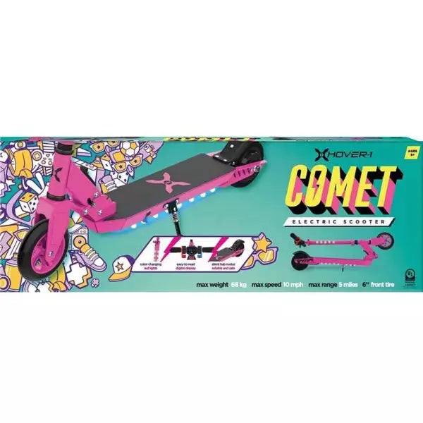 Hover-1 Comet Kids Electric Scooter - Pink | EU-H1-COMET-PINK from Hover-1 - DID Electrical