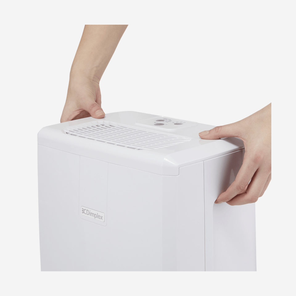 Dimplex 10L Freestanding Dehumidifier - White &amp; Light Grey | EVERDRI10L from Dimplex - DID Electrical