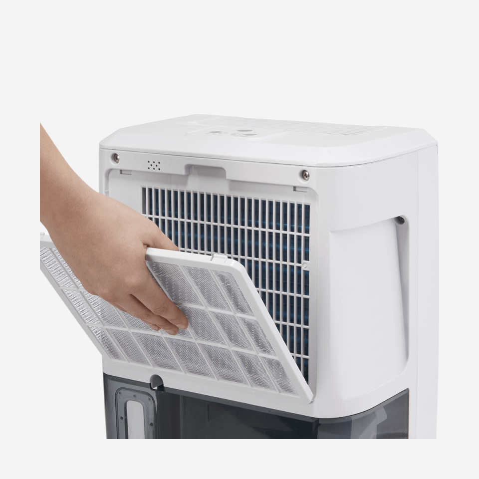 Dimplex 10L Freestanding Dehumidifier - White &amp; Light Grey | EVERDRI10L from Dimplex - DID Electrical