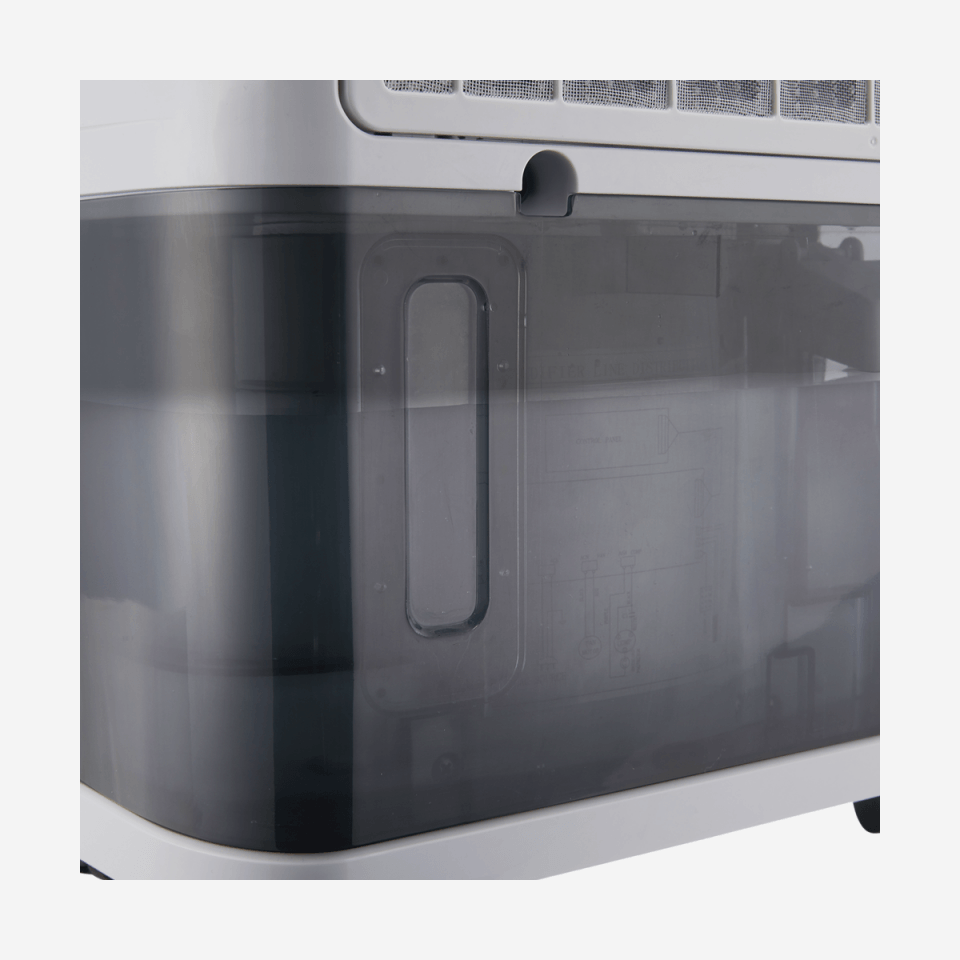 Dimplex 10L Freestanding Dehumidifier - White &amp; Light Grey | EVERDRI10L from Dimplex - DID Electrical