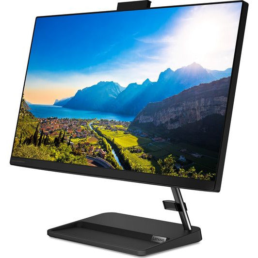 Lenovo IdeaCentre AIO 3 23.8&quot; AMD Ryzen 3 4GB/128GB All-in-One PC - Black | F0G1006LUK from Lenovo - DID Electrical
