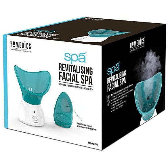 Homedics Revitalising Facial Spa Steamer - Blue | FAC-40-EU from Homedics - DID Electrical