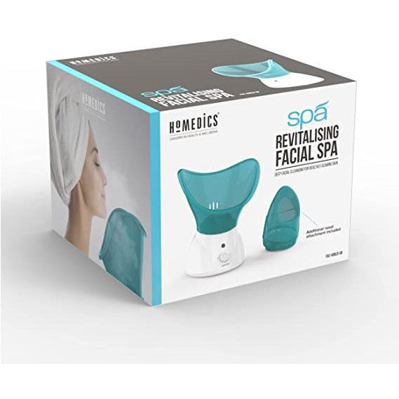 Homedics Revitalising Facial Spa Steamer - Blue | FAC-40-EU from Homedics - DID Electrical