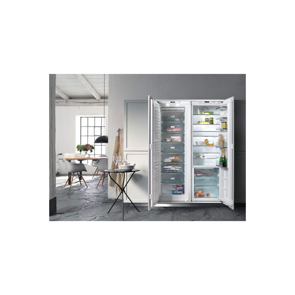 Open Boxed/Ex-Display - Miele 217L Frost Free Integrated In Column Freezer - White | FNS37402I from Miele - DID Electrical