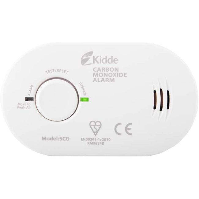 Kidde Battery Powered LED Carbon Monoxide Detector - White | FSK5CO from Kidde - DID Electrical