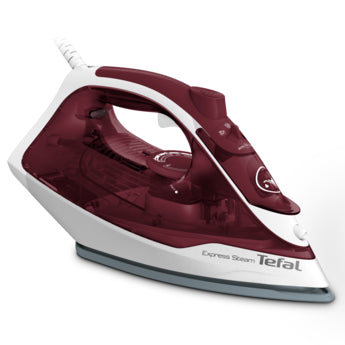 Tefal Express 2600W Steam Iron - White &amp; Ruby Red | FV2869G0 (7548388868284)