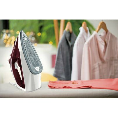 Tefal Express 2600W Steam Iron - White &amp; Ruby Red | FV2869G0 (7548388868284)
