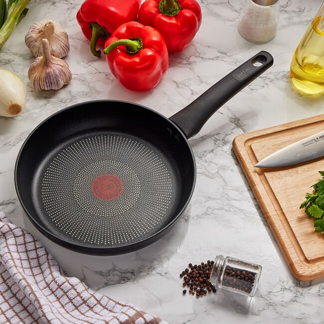Tefal Titanium Excellence 24CM Frying Pan - Black | G1501444 (7556743135420)
