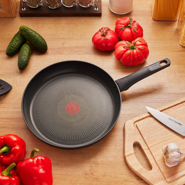 Tefal Titanium Excellence 30CM Frying Pan - Black | G1510744 (7556743102652)
