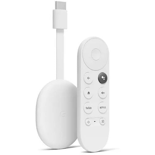 Google Chromecast HD with Google TV - Snow White | GA03131-GB from Google - DID Electrical