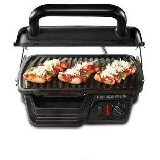 Tefal 2000W Ultracompact 3-in-1 Versatile, Health Grill - Black Metal | GC308840 from Tefal - DID Electrical