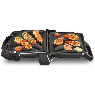 Tefal 2000W Ultracompact 3-in-1 Versatile, Health Grill - Black Metal | GC308840 from Tefal - DID Electrical