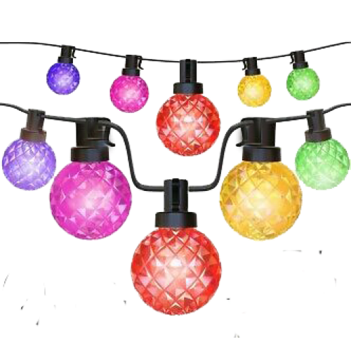 Secret Garden Collection Zia 15M LED Garden String Lights - Black | GL15COL (7553815216316)