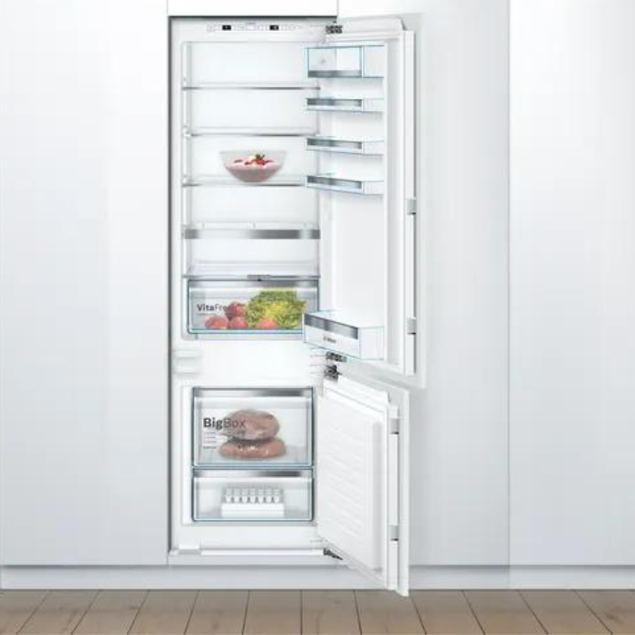 Bosch 70/30 Serie 6 272L Built-In Fridge Freezer - White | KIS87AFE0G from Bosch - DID Electrical