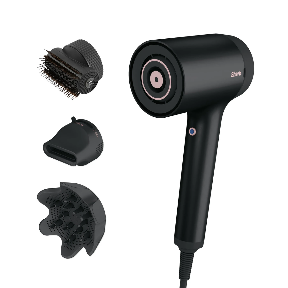Shark Style IQ Ionic Hair Dryer &amp; Styler - Black &amp; Rose Gold | HD120UK (7551182962876)