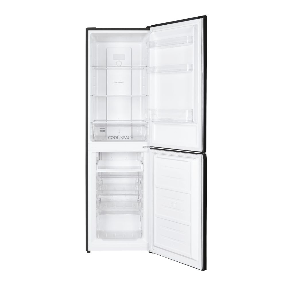 Hoover 50/50 Frost Free 247L Freestanding Fridge Freezer - Black | HOCH1T518FBK from Hoover - DID Electrical