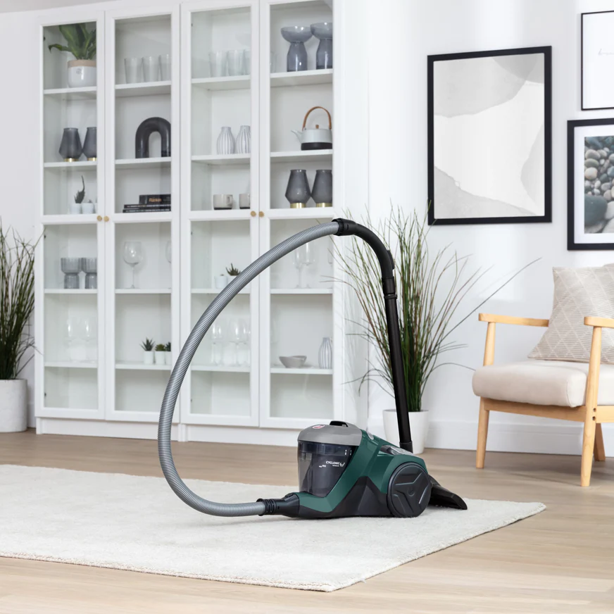 Hoover H-POWER 300 Bagless Cylinder Vacuum Cleaner - Velvet Green &amp; Silver | HP310HM from Hoover - DID Electrical