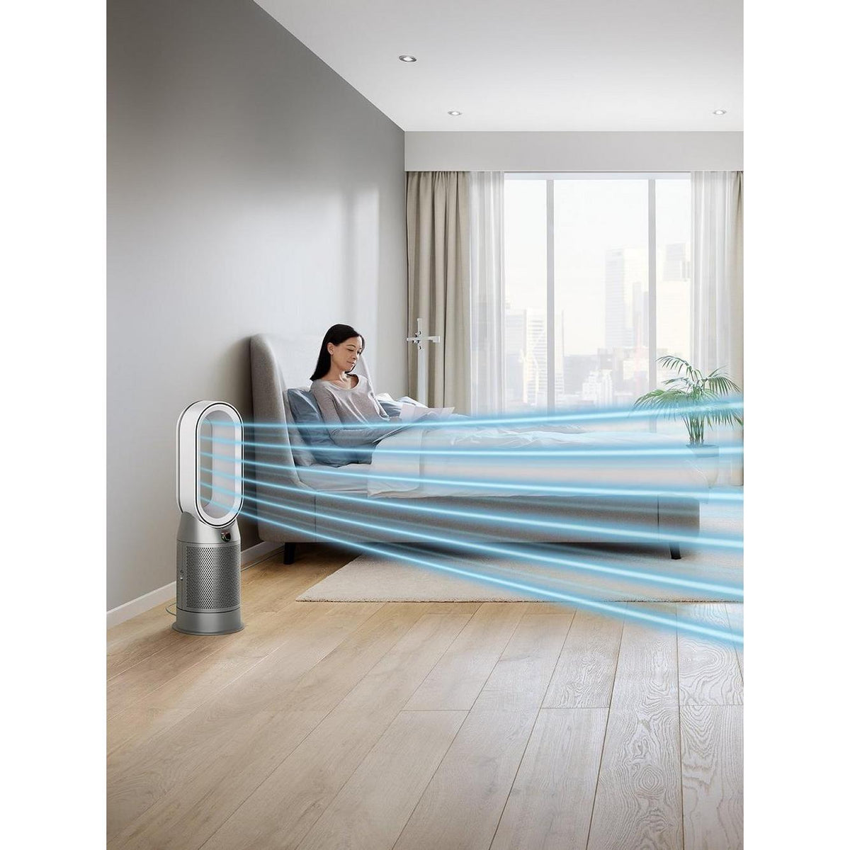 Dyson Hot + Cool Air Purifier - White &amp; Silver | HP7A from Dyson - DID Electrical