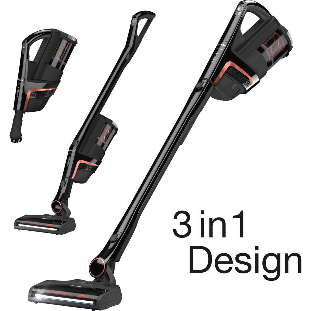 Miele Triflex HX2 Cat &amp; Dog Cordless Stick Vacuum Cleaner - Obsidian Black (7594738286780)