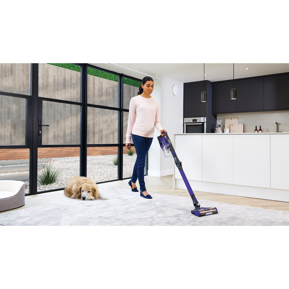 Shark 0.7L Anti Hair Wrap Cordless Pet Vacuum Cleaner - Purple | IZ202UKT from Shark - DID Electrical