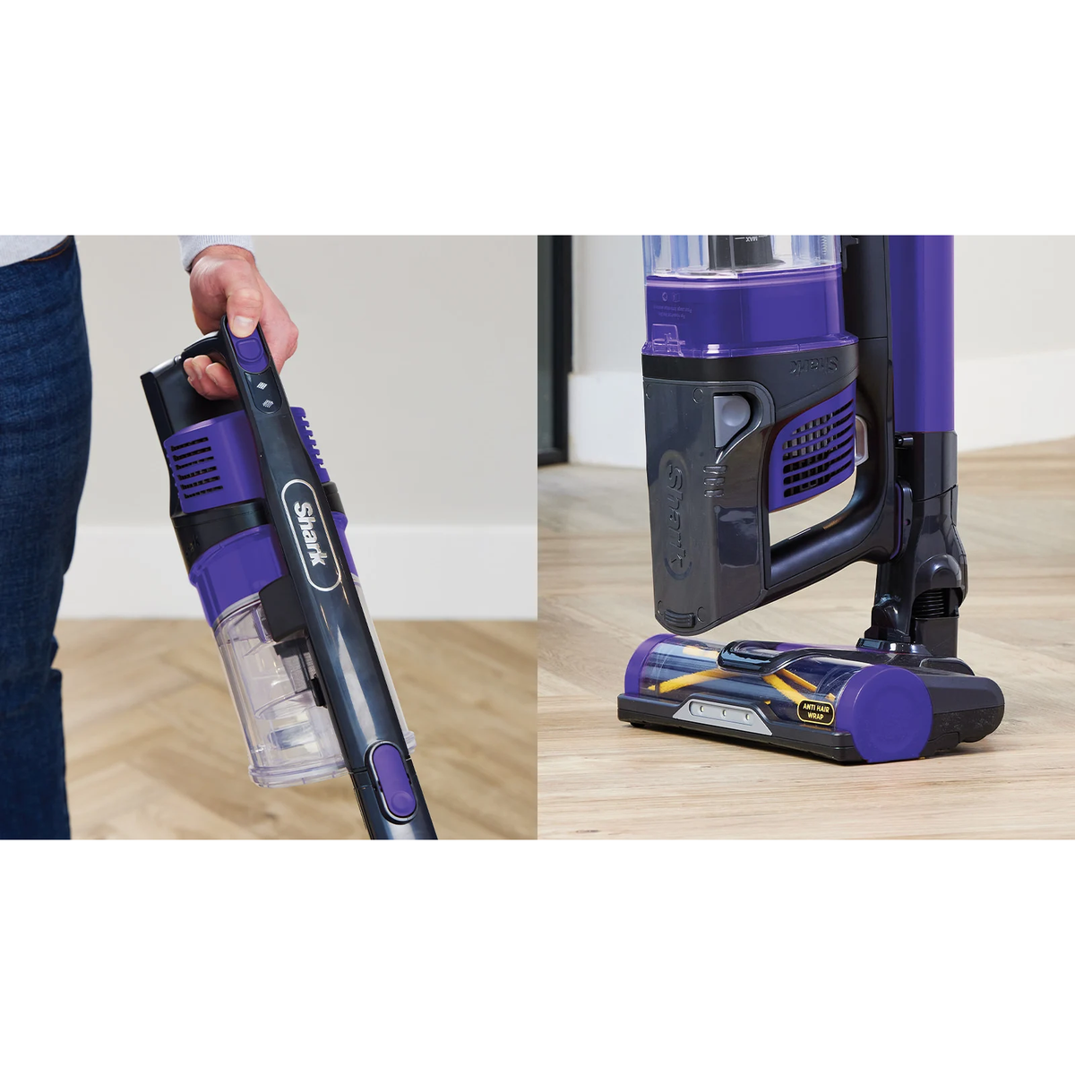 Shark 0.7L Anti Hair Wrap Cordless Pet Vacuum Cleaner - Purple | IZ202UKT from Shark - DID Electrical
