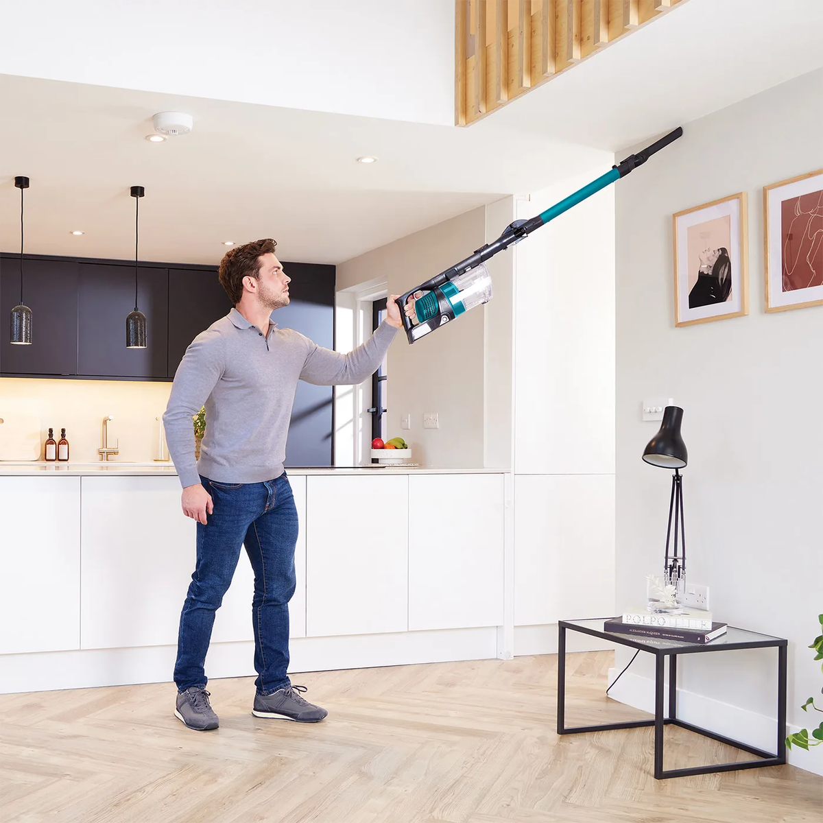 Shark 0.7L Anti Hair Wrap Pet Cordless Stick Vacuum Cleaner - Peacock Blue | IZ252UKT from Shark - DID Electrical