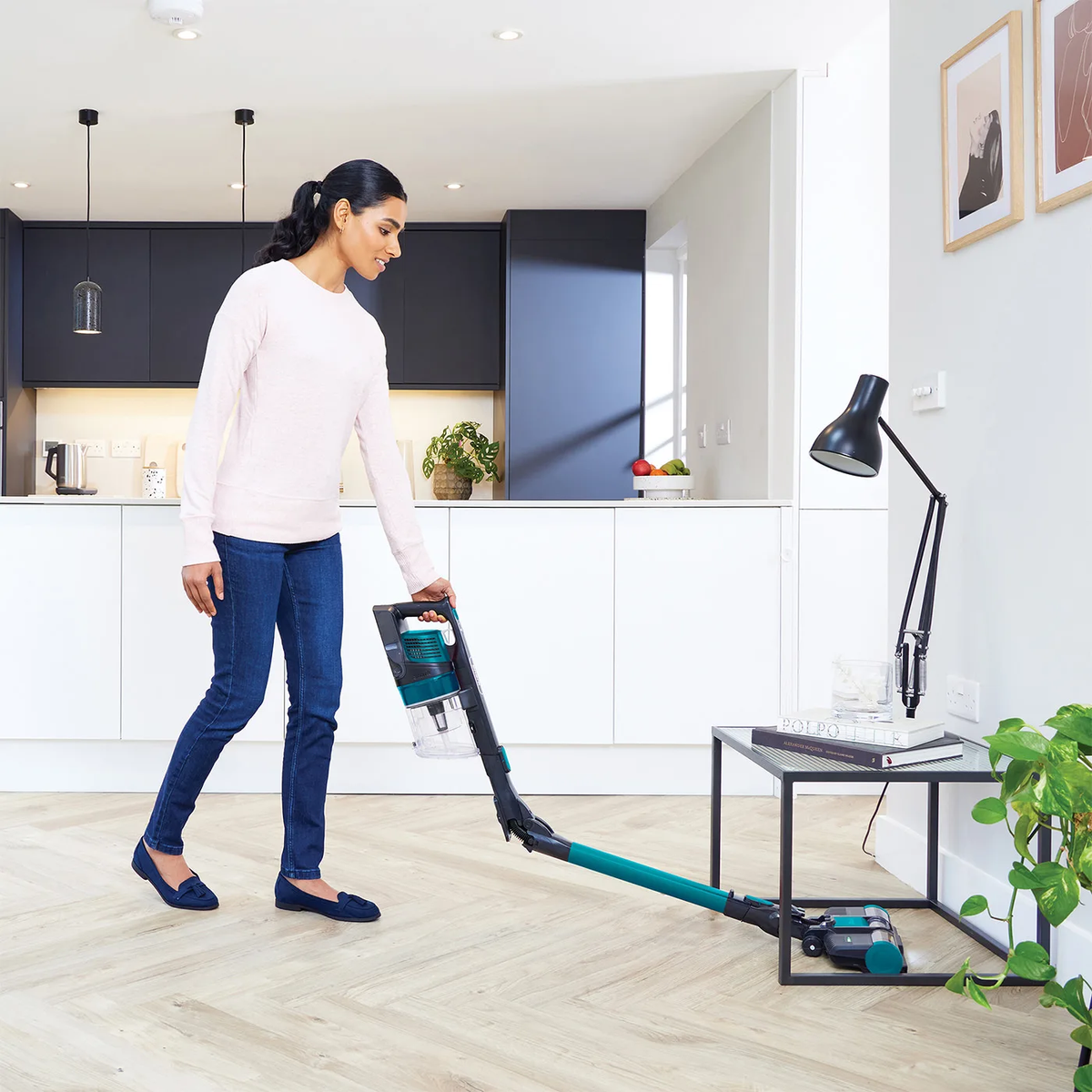 Shark 0.7L Anti Hair Wrap Pet Cordless Stick Vacuum Cleaner - Peacock Blue | IZ252UKT from Shark - DID Electrical
