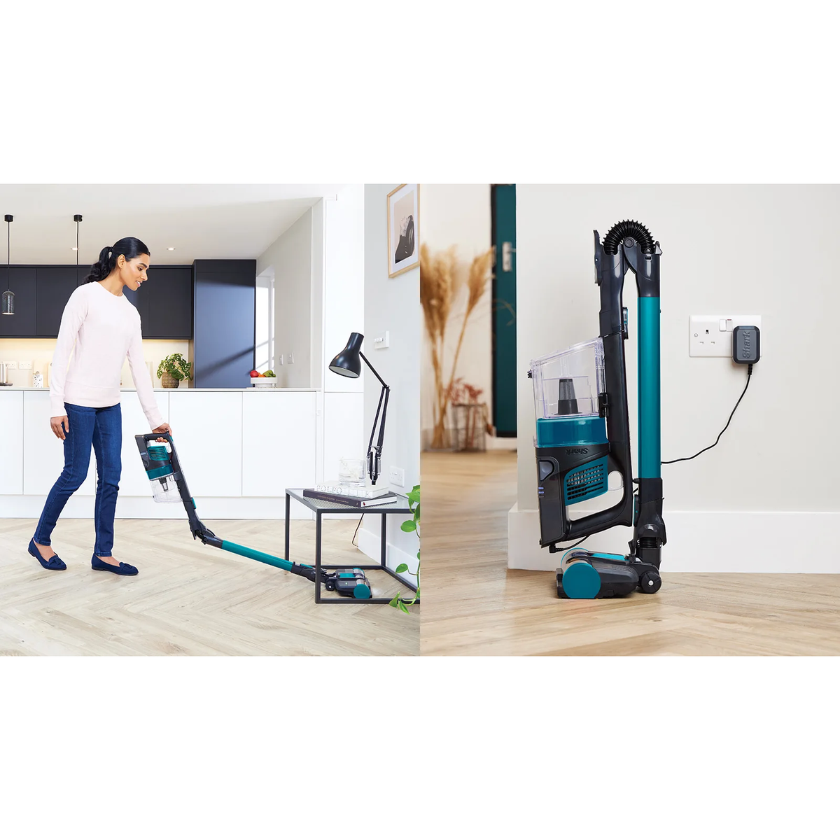 Shark 0.7L Anti Hair Wrap Pet Cordless Stick Vacuum Cleaner - Peacock Blue | IZ252UKT from Shark - DID Electrical