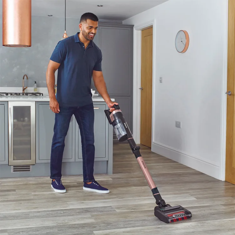 Shark Stratos 0.7L Anti Hair Wrap Plus Cordless Vacuum Cleaner - Charcoal Grey & Rose Gold | IZ400UK from Shark - DID Electrical