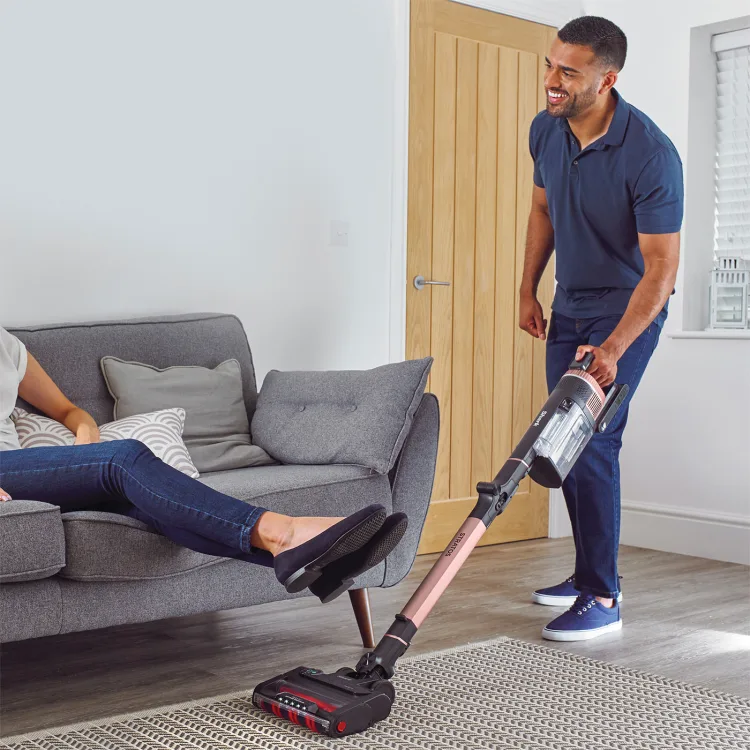 Shark Stratos 0.7L Anti Hair Wrap Plus Cordless Vacuum Cleaner - Charcoal Grey & Rose Gold | IZ400UK from Shark - DID Electrical