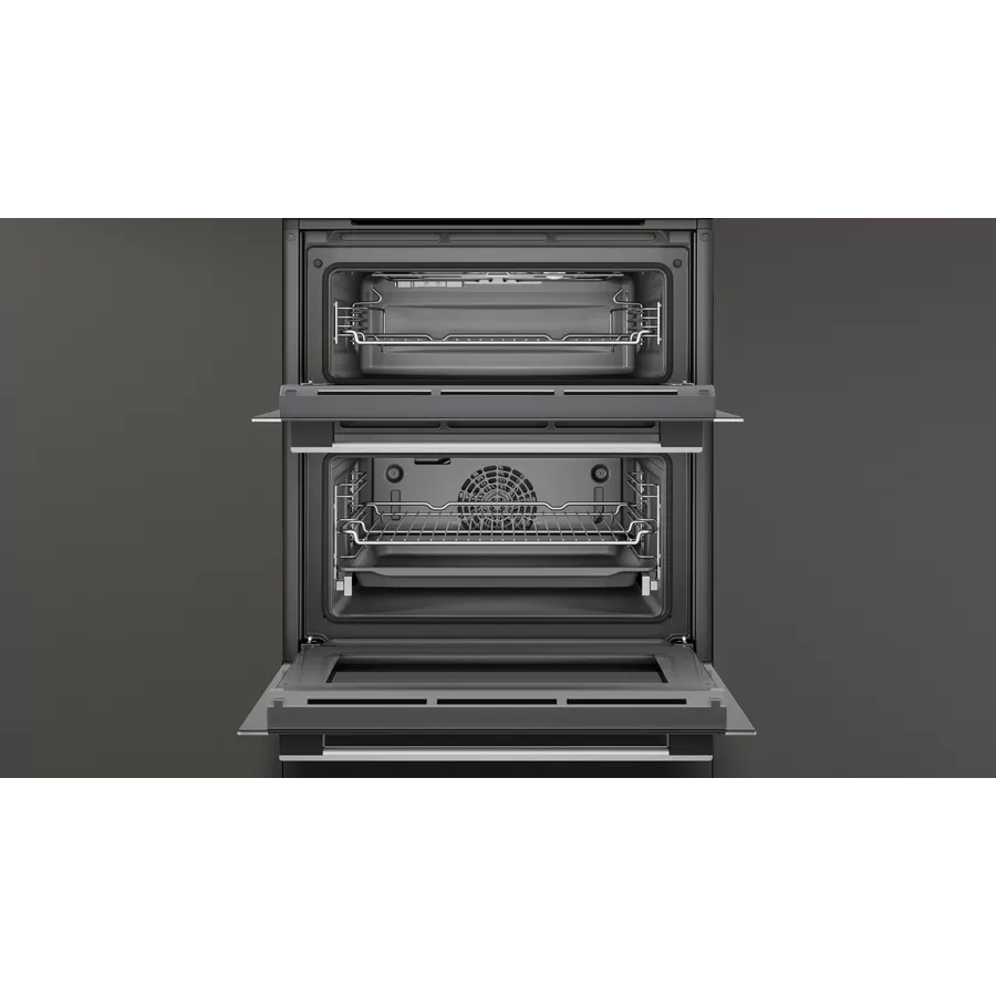 Neff N 50 Built-Under Electric Double Oven - Stainless Steel | J1ACE2HN0B (7562288791740)