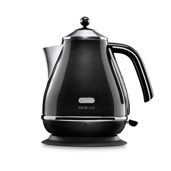 DeLonghi Icona Micalite 1.7L 2000W Jug Kettle - Black | KBOM3001.BK from DeLonghi - DID Electrical