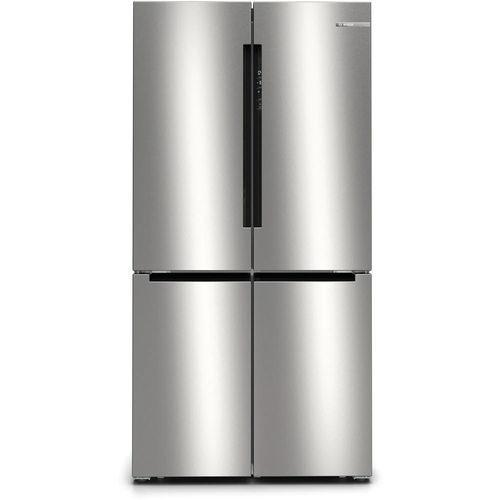 Bosch Serie 4 605L Freestanding French Door Fridge Freezer with Anti-fingerprint - Stainless Steel | KFN96VPEAG (7579766882492) ()