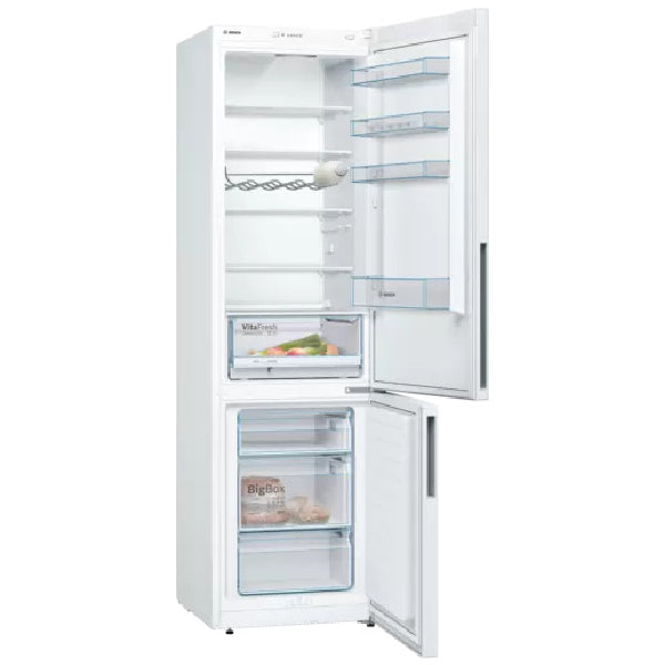 Bosch 70/30 Serie 4 343L Freestanding Fridge Freezer - White | KGV39VWEAG from Bosch - DID Electrical