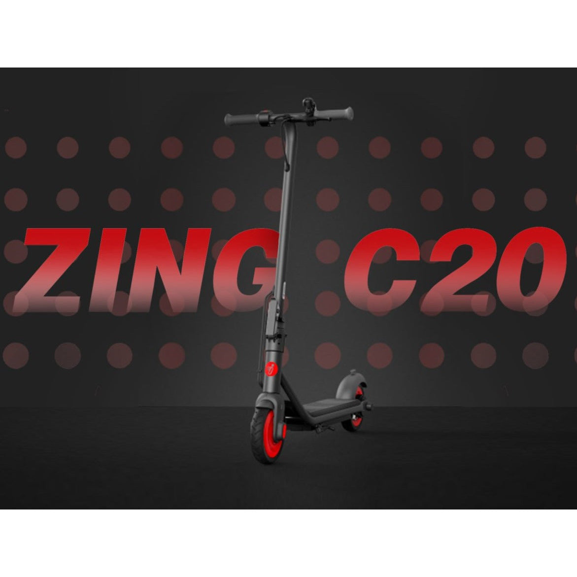 Segway Zing C20 Ninebot eKickScooter - Black &amp; Red | KICKZINGC20 from Segway - DID Electrical