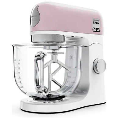Kenwood 5L 1000W Stand Mixer with Glass Bowl - Pastel Pink | KMX754PP from Kenwood - DID Electrical