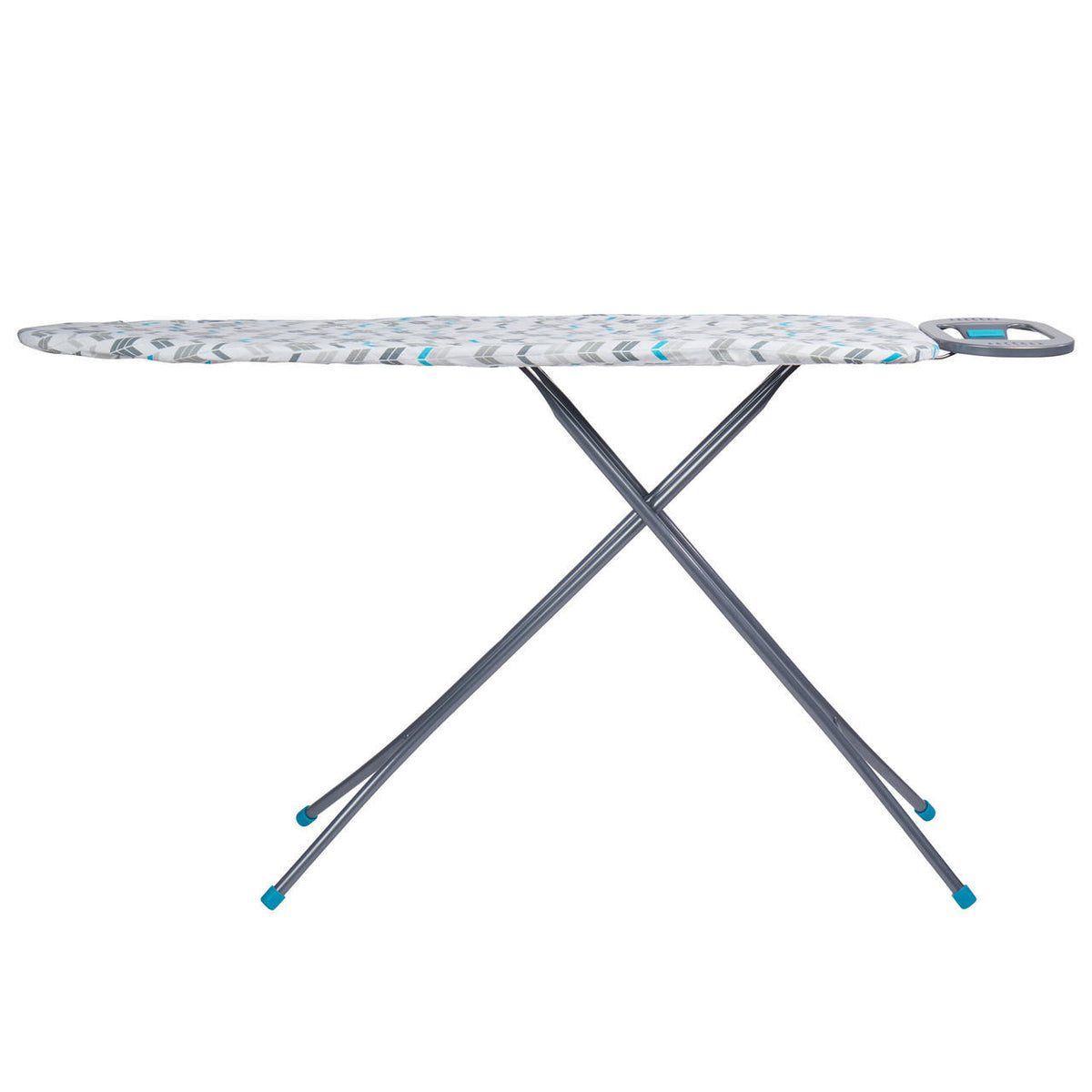 Beldray 137 x 38cm Adjustable Iron Rest Ironing Board - Grey/Turquoise | LA024398AREWU7 from Beldray - DID Electrical