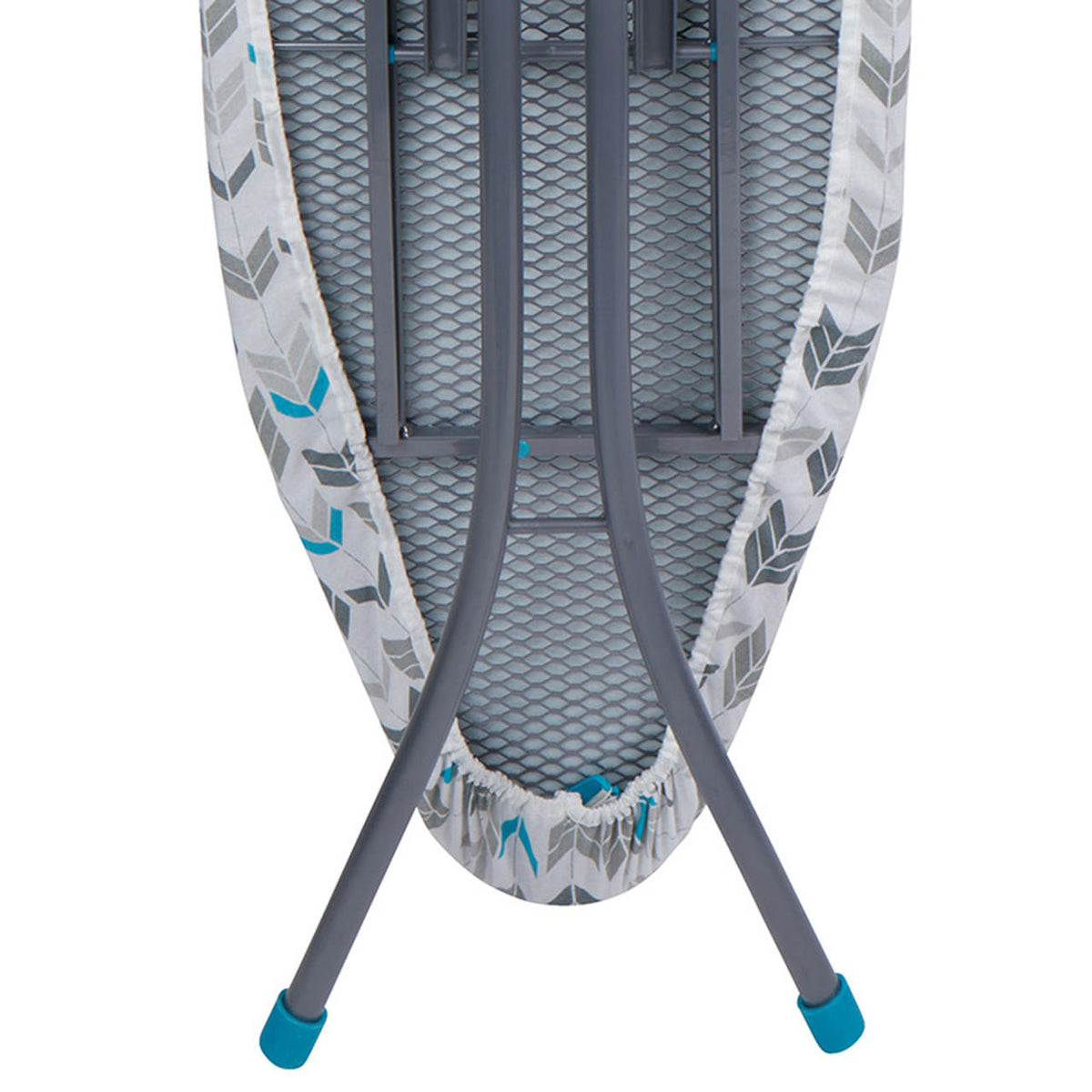 Beldray 137 x 38cm Adjustable Iron Rest Ironing Board - Grey/Turquoise | LA024398AREWU7 from Beldray - DID Electrical