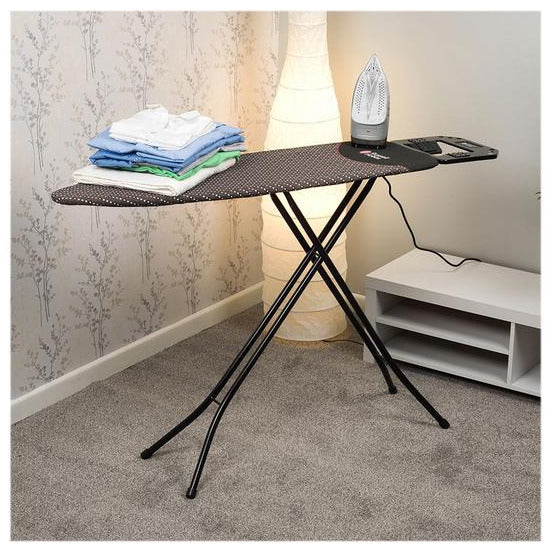 Russells Hobbs 122 x 38CM Foldable Ironing Board - Black | LA043153BLKEU7 from Russells Hobbs - DID Electrical
