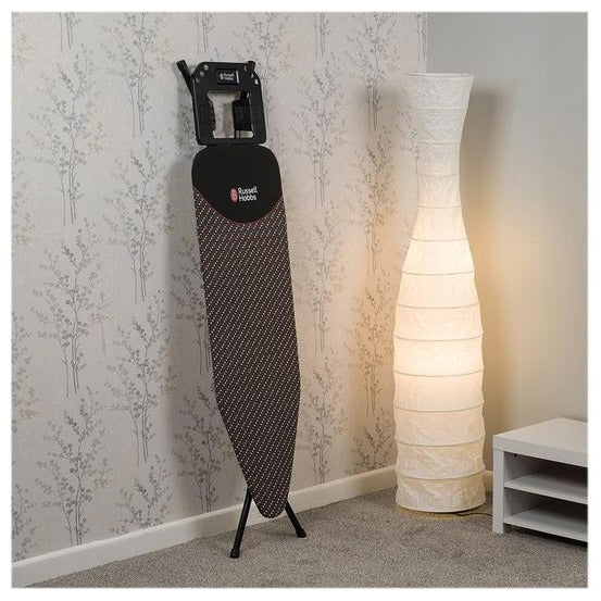 Russells Hobbs 122 x 38CM Foldable Ironing Board - Black | LA043153BLKEU7 from Russells Hobbs - DID Electrical