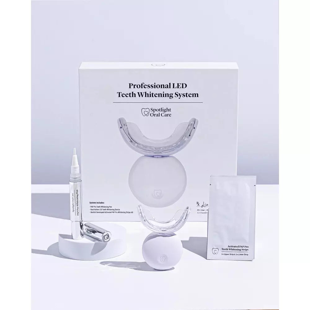 Spotlight Oral Care Professional LED Teeth Whitening System - White | LEDSYSTEM (7658231529660)