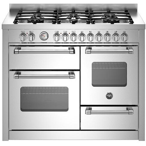 Bertazzoni Master 110CM Dual Fuel Range Cooker - Stainless Steel | MAS116L3EXC from Bertazzoni - DID Electrical