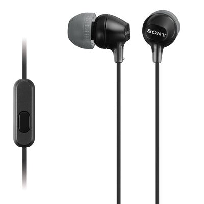 Sony In-Ear Wired Headphones with Silicon Earbuds - Black | MDREX15APBCE7 from Sony - DID Electrical