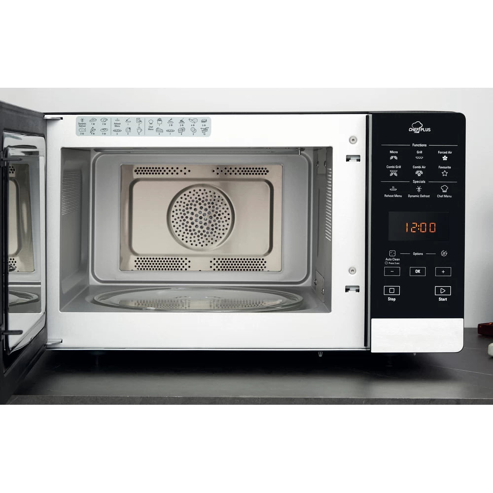 Hotpoint 25L Freestanding Electric Microwave - Black | MWH2734B from Hotpoint - DID Electrical