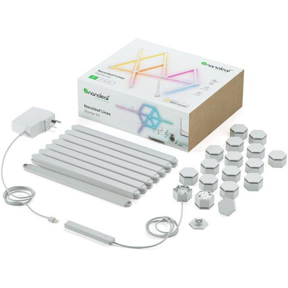 Nanoleaf Lines Starter Kit Pack of 15 | NL59-K-6002LW-15PK-U from Nanoleaf - DID Electrical (7671507058876)