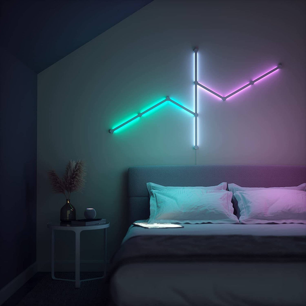 Nanoleaf Lines Starter Kit Pack of 15 | NL59-K-6002LW-15PK-U from Nanoleaf - DID Electrical (7671507058876)