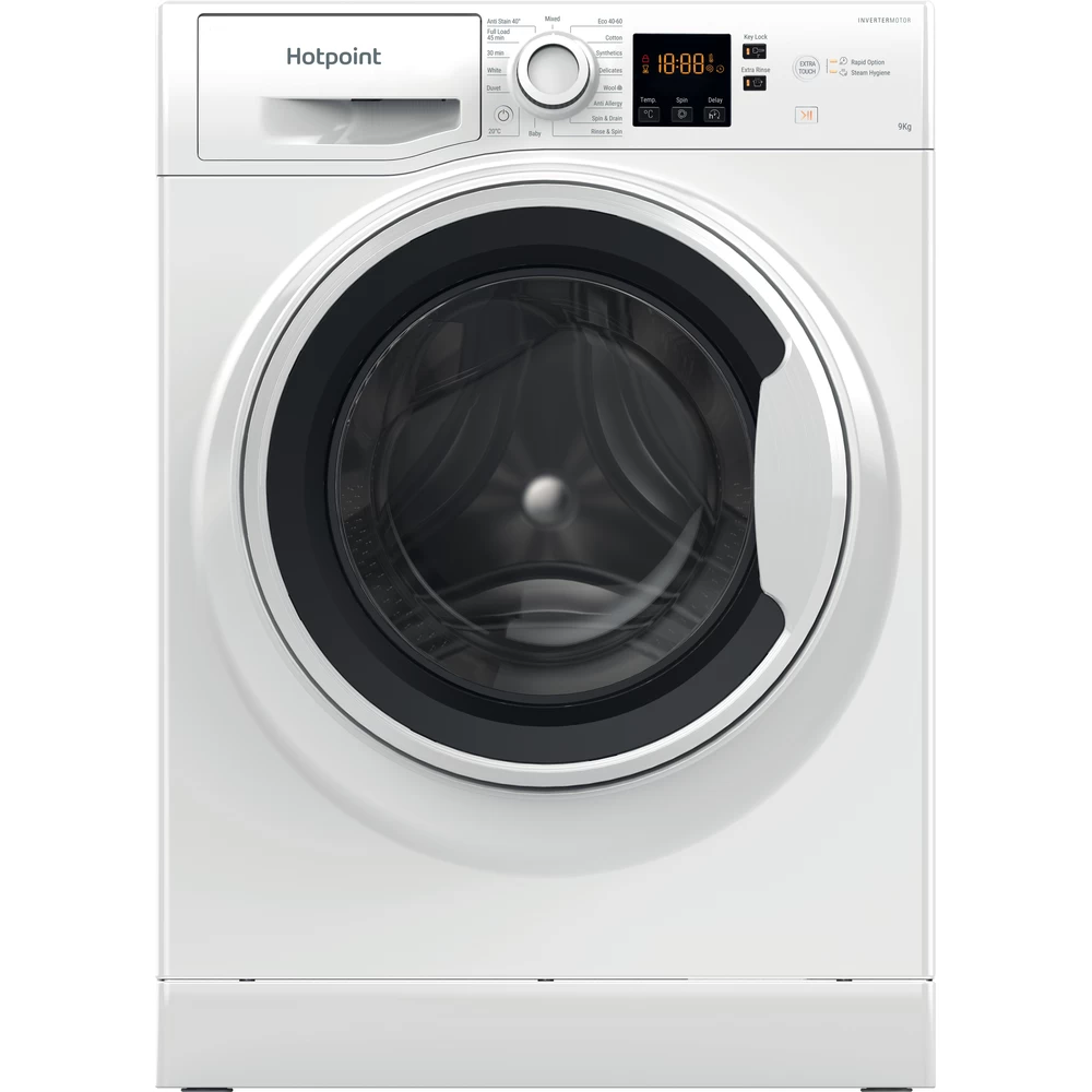 Hotpoint 9KG 1400 Spin Freestanding Washing Machine - White | NSWA945CWWUKN (7680145719484)