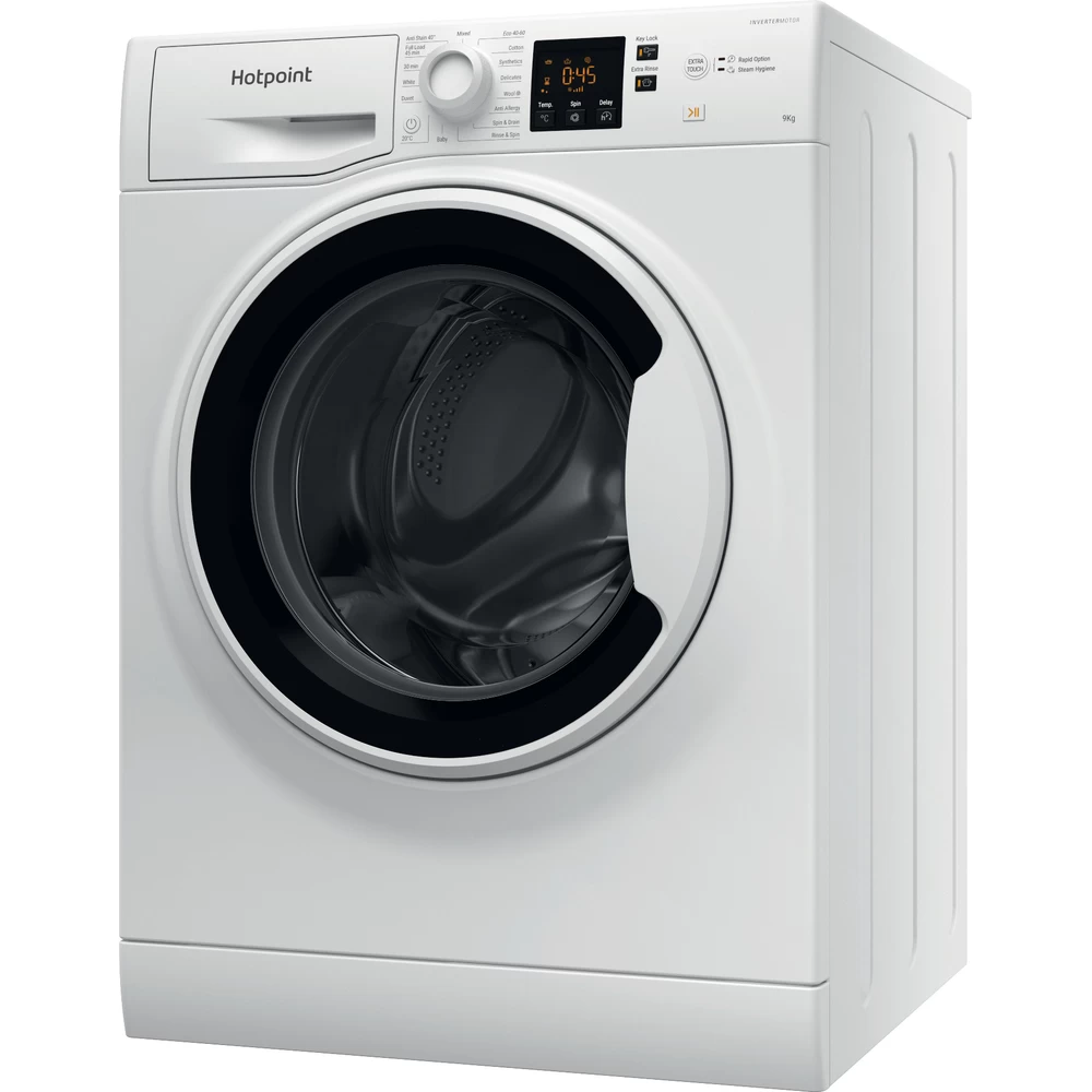 Hotpoint 9KG 1400 Spin Freestanding Washing Machine - White | NSWA945CWWUKN (7680145719484)