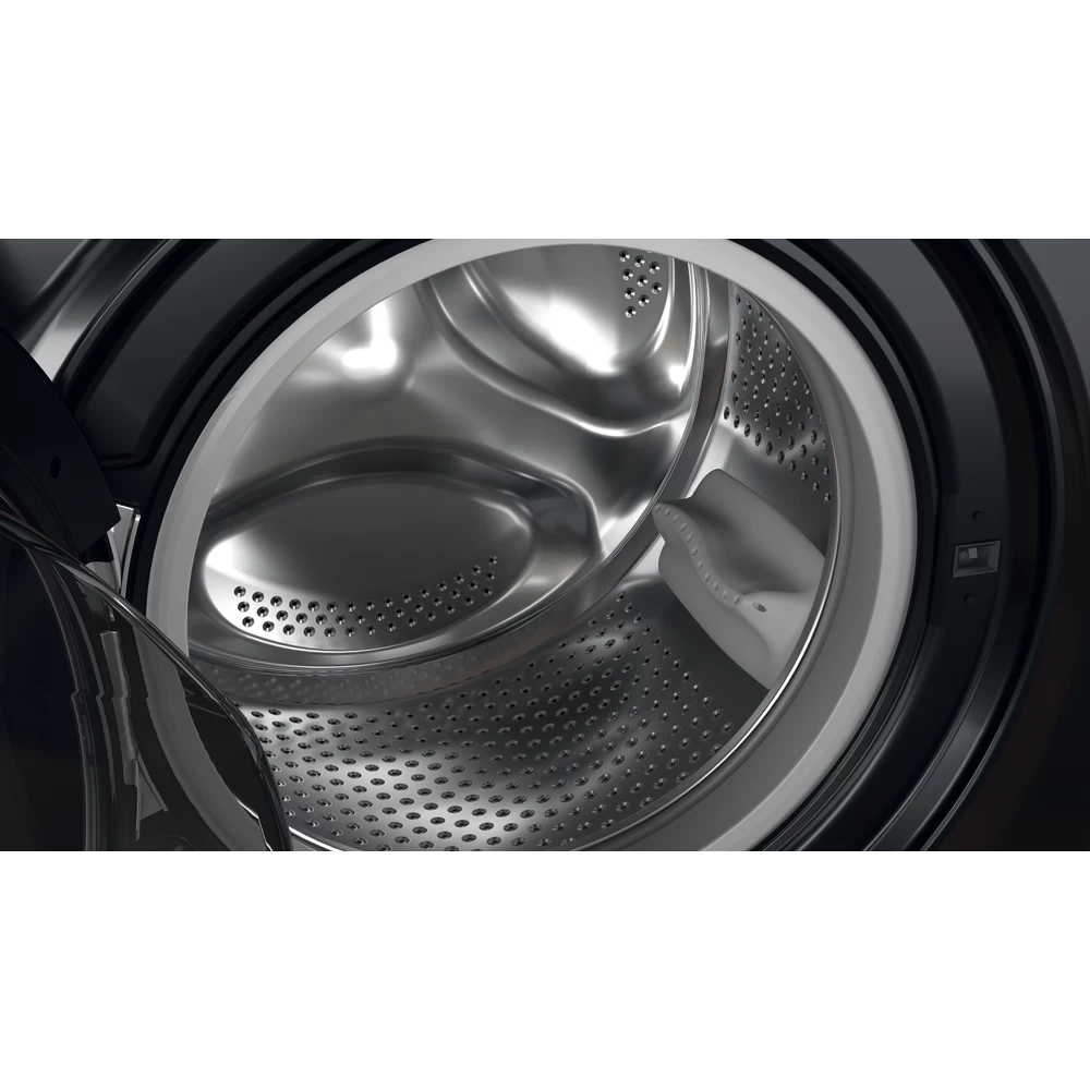 Hotpoint 8KG 1400 Spin Freestanding Front Loading Washing Machine - Black | NSWM845CBSUKN (7670672916668)
